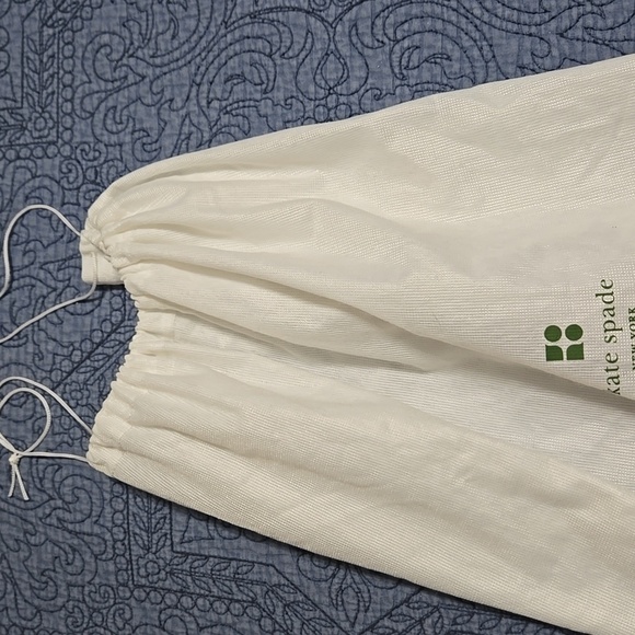 Kate Spade White Storage Bag 19 x 22.5 Inches - Picture 3 of 4